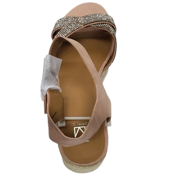 Material Girl Women's Brinny Espadrilles Sandals 10M Pink - Picture 3 of 6